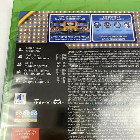 Family Feud (Microsoft Xbox One, 2020) Ubisoft E Everyone Video Game Show NEW - Picture 6 of 7